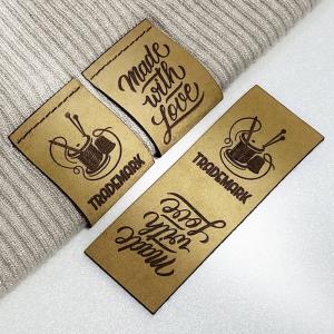 Etiquetas de cuero natural - EP-M60