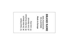 Etiquetas de cuidado textil Model TC-M24