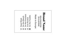 Etiquetas de cuidado textil Model TC-M29