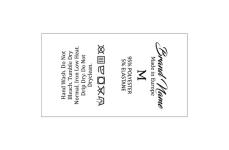 Etiquetas de cuidado textil Model TC-M336