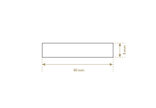 Etiqueta de cuero sintético Model EP-M125