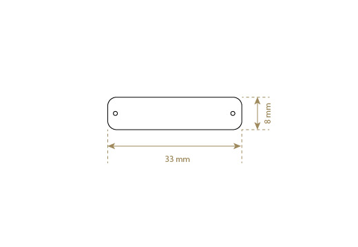 Etiqueta de cuero sintético Model EP-M126