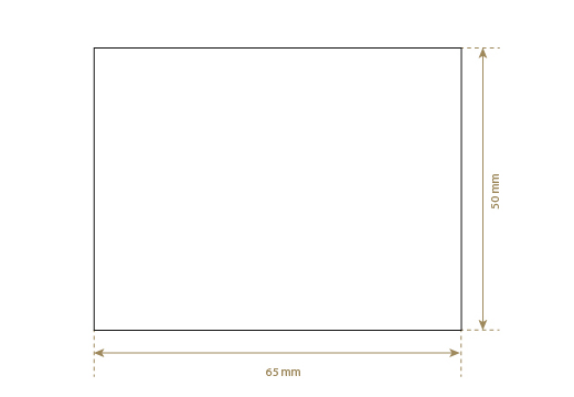 Etiqueta de cuero natural Model EP-M49