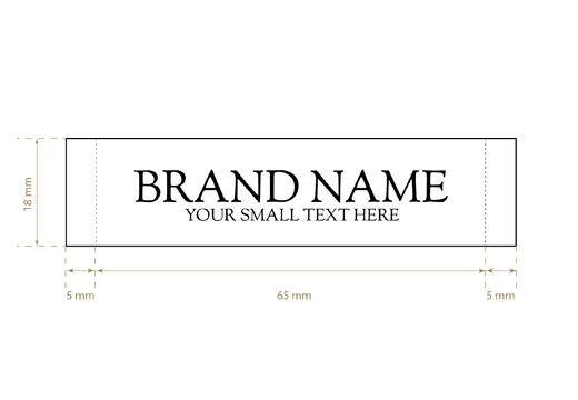 Etiqueta textil tejida Prim Style Model WL-M25