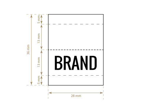 Etiqueta textil tejida Small Style Model WL-M54