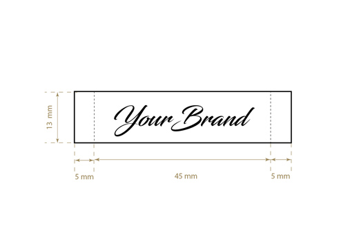 Etiqueta textil tejida Model WL-M92