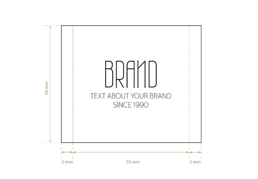 Etiqueta textil tejida Amazing Style Model WL-M97